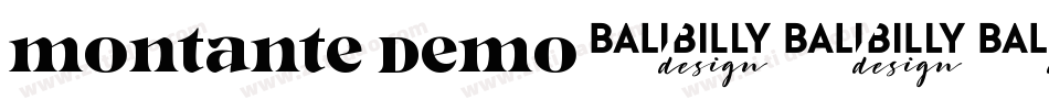Montante Demo字体转换